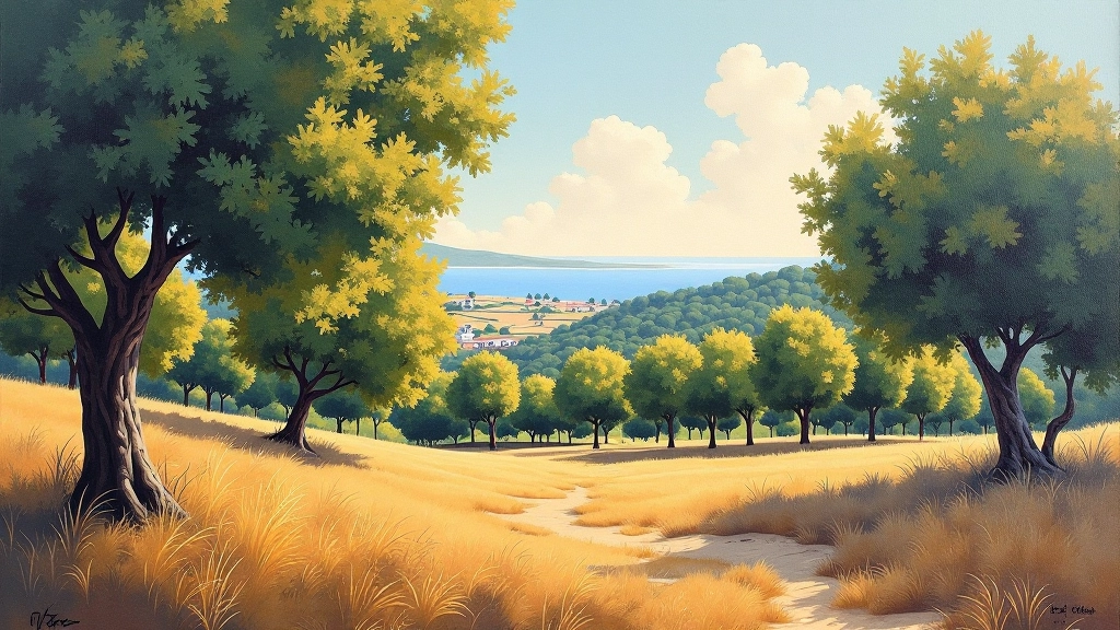 Commissioned portrait landscape