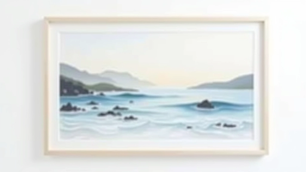 Watercolour seascape painting featuring horizon line composition, varied tonal values, and atmospheric perspective creating depth in coastal scene