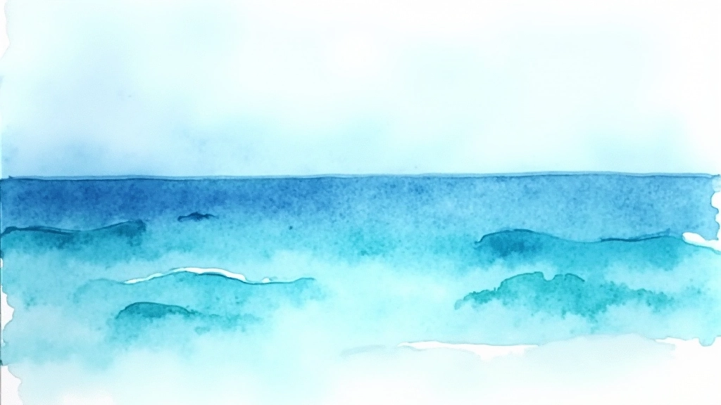 Seascape watercolor